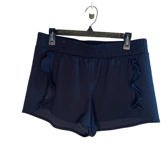 BoomBoom Jeans women's navy ruffle dressy shorts size XL - Picture 1 of 9